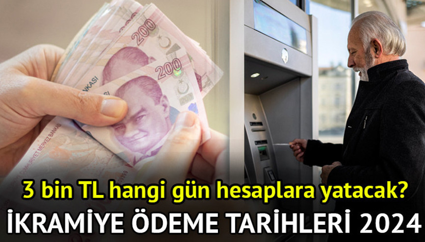 3 bin TL Kurban Bayramı emekli ikramiyesi ödeme takvimi 2024 | Kurban Bayramı ikramiyeleri yattı mı, ne zaman hesaba geçer SGK 4A, 4B, 4C 3 bin TL ödeme tarihleri