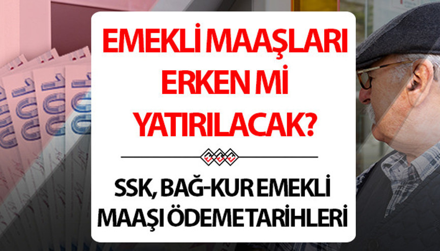 HAZİRAN AYI EMEKLİ MAAŞLARI  BUGÜN YATTI MI Emekli Sandığı (Memur Emeklisi), Bağ-Kur, SSK emekli maaşları bayramdan önce yatacak mı, ayın kaçında, hangi gün verilecek İşte haziran 2024 emekli maaşı ödeme tarihleri