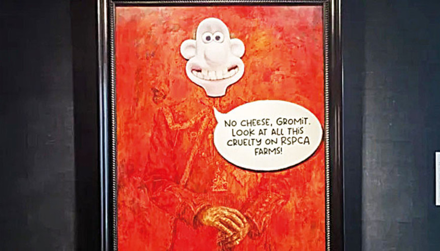 Kral’ın portresi saldırıya uğradı Kral’ın portresi saldırıya uğradı