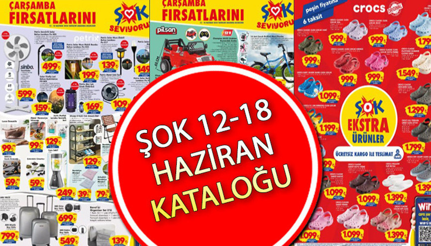 ŞOK 12-18 Haziran 2024 kataloğu || ŞOKta bu hafta neler var ŞOK Market Klima getiriyor...