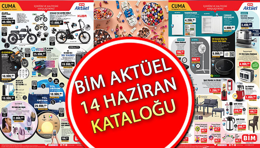 SATIŞA ÇIKIYOR BİM AKTÜEL 14 HAZİRAN 2024 KATALOĞU- İNDİRİMLİ ÜRÜNLER 🛒📌|| Bimde bu hafta neler var BİM Babalar Günü hediyeleri,  Bayram Şekerleri, Çikolatalar satışa çıkıyor...