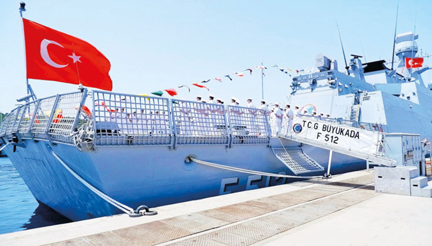 TCG Büyükada bayram nöbetinde