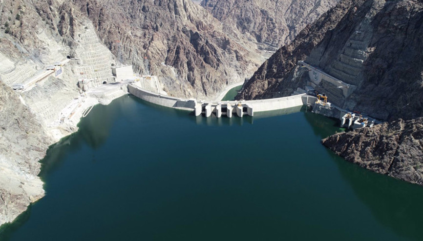 Yusufeli Barajında son testler yapılıyor