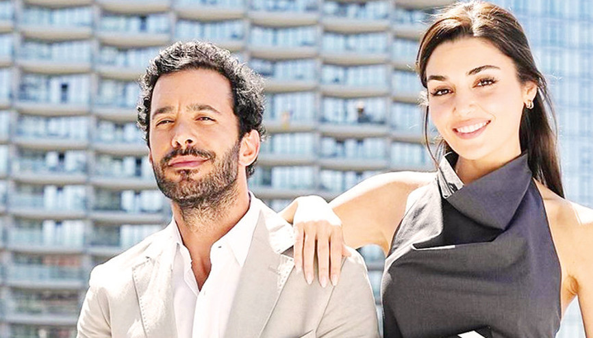 Barış Arduç ve Hande Erçel sete çıktı
