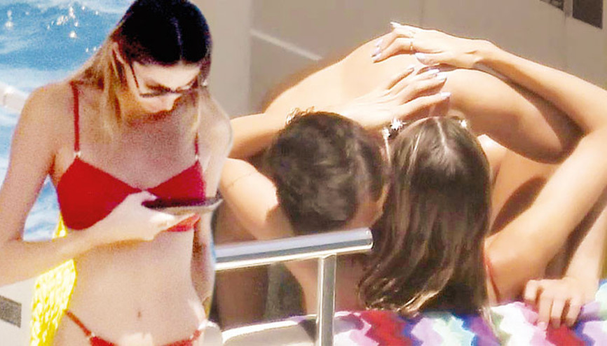 Şevval Şahin ile Burak Ateş Bodrum’da  aşka geldi