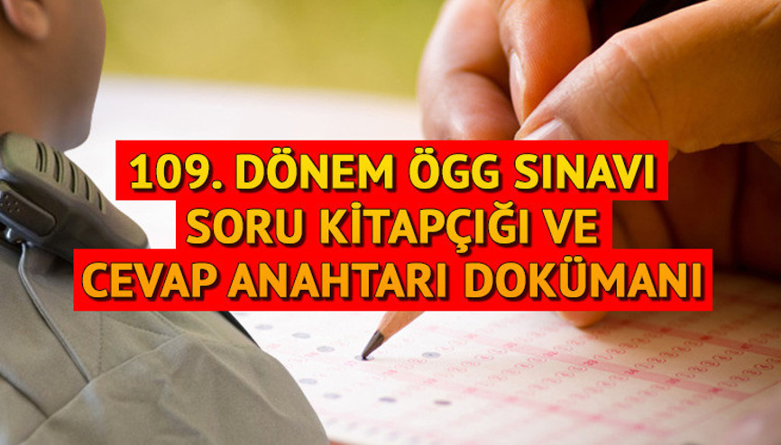 ÖZEL GÜVENLİK (ÖGG) SINAVI SORULARI VE PDF CEVAP ANAHTARI-A,B KİTAPÇIĞI EKRANI | Özel güvenlik görevlisi sınavı soruları ve cevapları yayınlandı 109. dönem ÖGS sınavı A, B soru kitapçığı ve cevap anahtarı nasıl görüntülenir