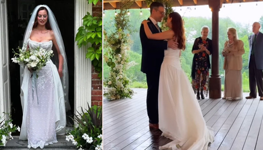 Ünlü oyuncunun kızı evlendi... Düğün mutluluğunu burnundan getirdiler