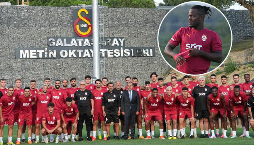 Galatasaray sezonu Kemerburgazda açtı Michy Batshuayi...