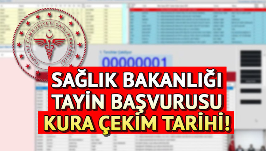 SAĞLIK BAKANLIĞI İLLER ARASI TAYİN SONUÇLARI KIRA TARİHİ VE GÜNÜ 2024 || Sağlık Bakanlığı iller arası tayin (yer değiştirme) kura çekimi ne zaman, başvurusu sonuçları açıklandı mı, ne zaman açıklanacak