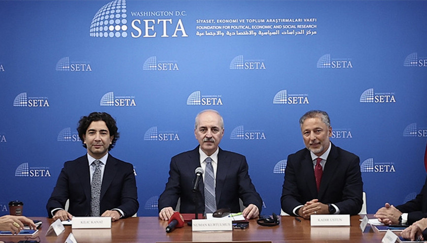 TBMM Başkanı Kurtulmuş, Washingtonda ABD düşünce kuruluşu temsilcileriyle bir araya geldi