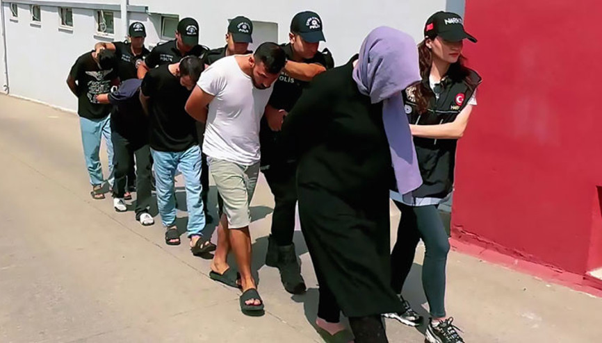 Adanada torbacı operasyonu: 14 tutuklama