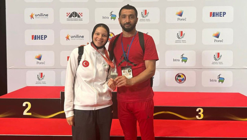 Milli karateci Zeyna Gaballa’dan bronz madalya