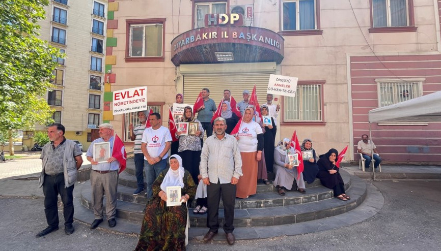 Diyarbakırdaki evlat nöbetinde aile sayısı 376’ya yükseldi