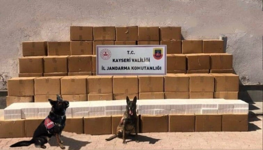 Kayseride kaçak sigara operasyonu