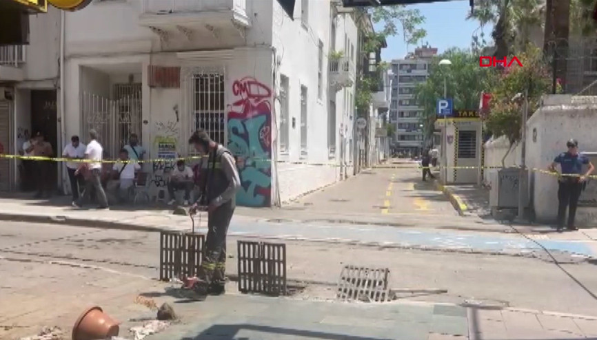 İzmir’de akıma kapılan iki kişiye ilk müdahaleyi yapan mahalle sakini o anları anlattı