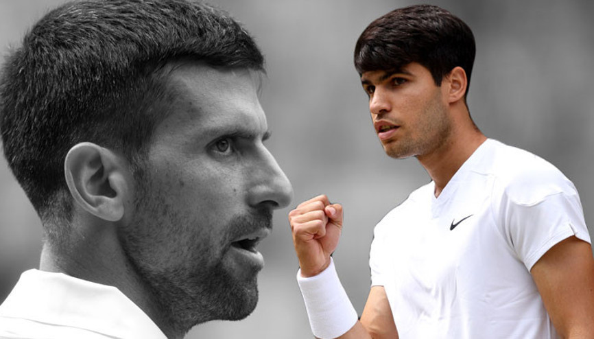 Wimbledonda şampiyon Carlos Alcaraz Novak Djokovic korttan silindi