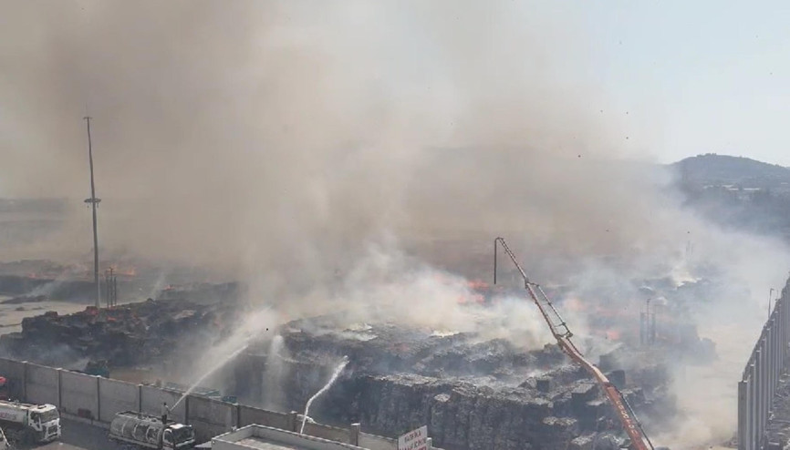 Aydında kağıt fabrikasındaki yangın 3üncü gününde
