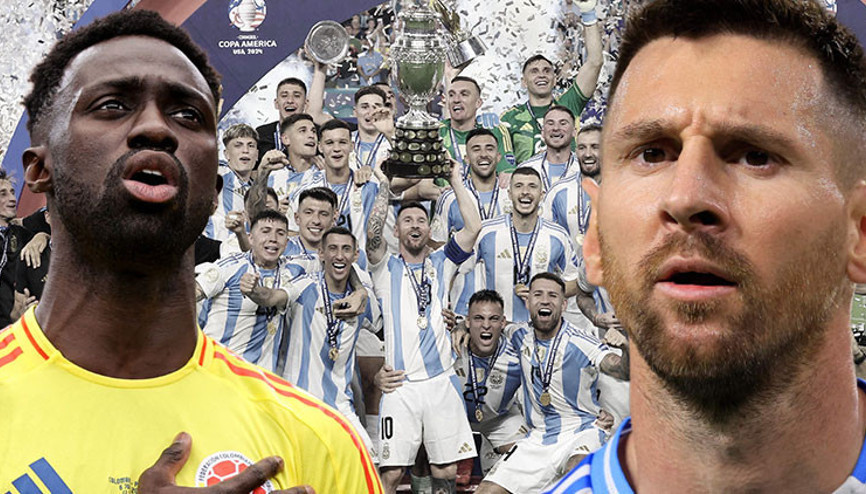 Copa Americada şampiyon Arjantin Dünya Kupasının ardından yine zafere koştular | Lionel Messi, dünya futbol tarihini değiştirdi