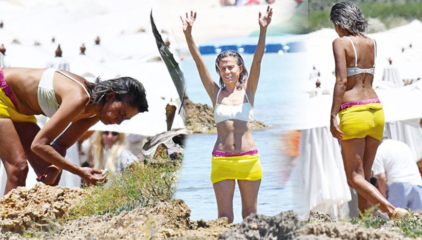 Plajın renkli Yıldız’ı