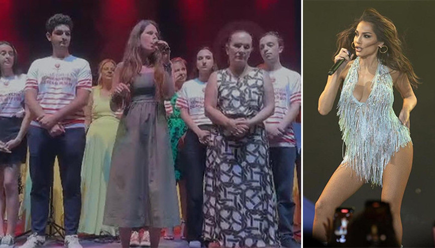 Yunan şarkıcıdan küstah talep Atatürk posteri ve Türk bayrağının indirilmesini istedi... Çeşme Belediye Başkanı Denizli: Hiçbir güç indirmeye yeltenemez