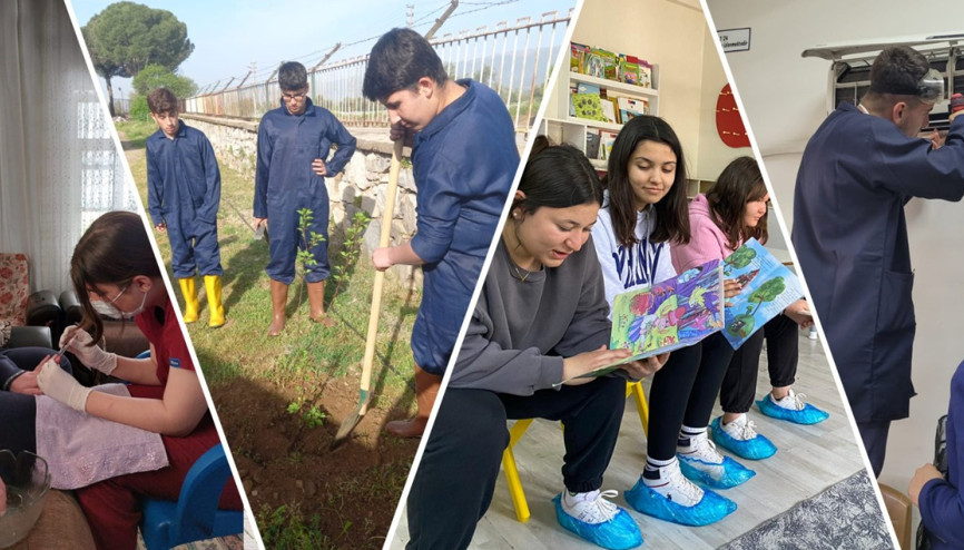 Öğrenciler ‘Ben Her Yerde Varım’ diyor