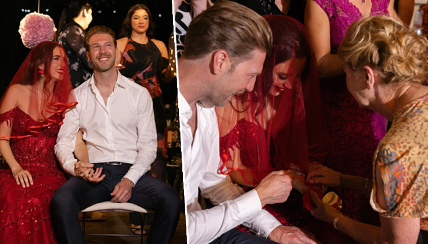 Ünlü şarkıcıdan görkemli kına gecesi Hollandalı kayınvalidem bana Atatürk altın verdi