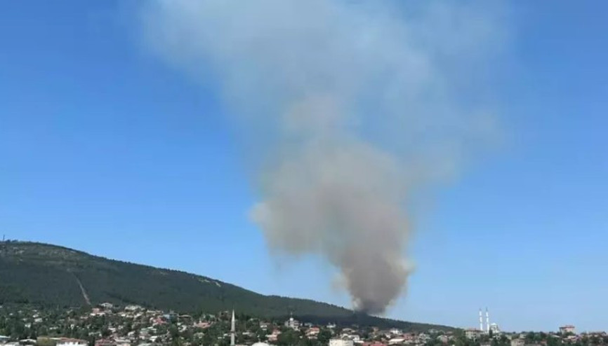 İstanbul Aydos Ormanı’nda yangın