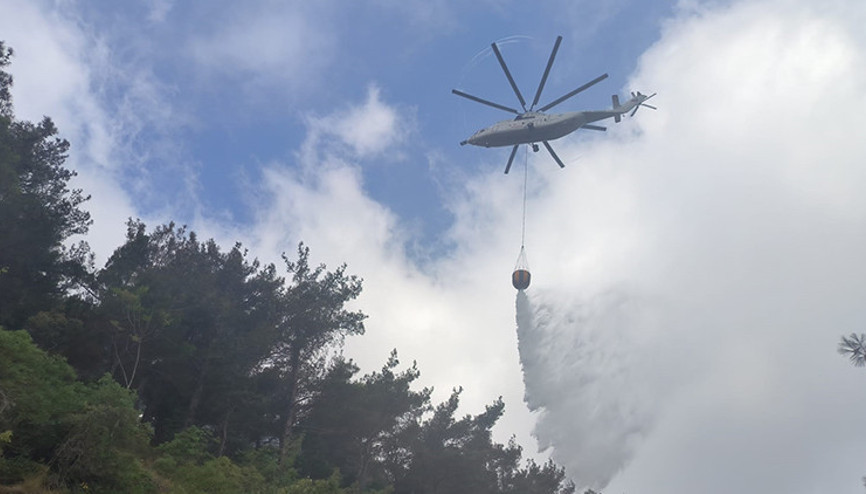 Hatayda orman yangını: Havadan ve karadan müdahale ediliyor
