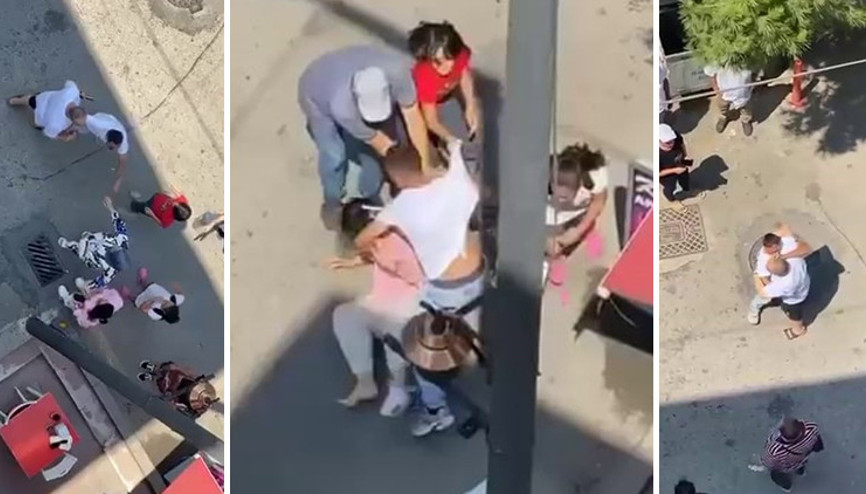 Sakaryada kan donduran tehdit: Senin hakkın ölüm Çocuklar annelerine siper oldu