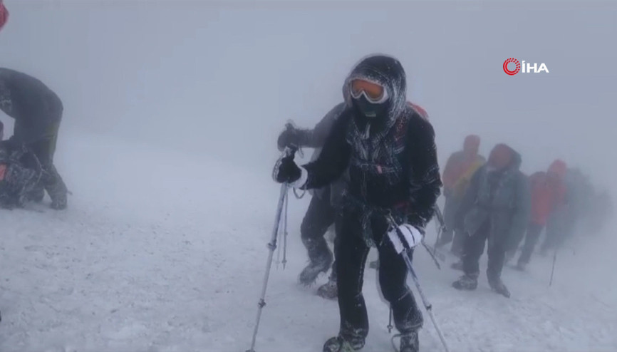 Ağrı Dağında donalar öldüler Son görüntüler ortaya çıktı