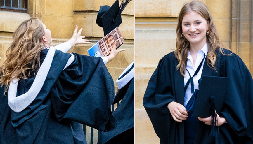 Aileden zengin ama kendi altın bileziğini de koluna taktı: Kızımız mezun oldu