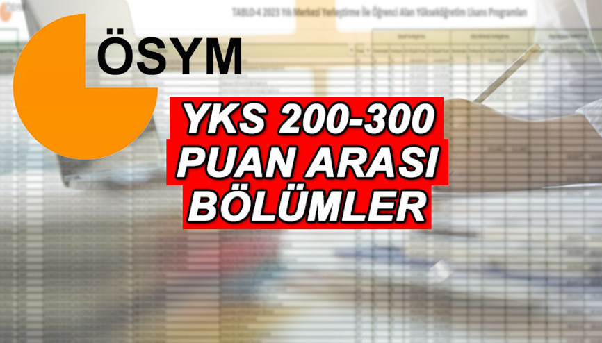 YKS 200, 210, 220, 230. 240, 250, 260, 270, 280, 290, 300 puanla nereye, 2 ve 4 yıllık hangi bölümlere girebilirim 2024 AYT, TYT 200-300 puan arası 2 ve 4 yıllık hangi devlet üniversiteleri gelir YKS 200, 210, 220, 230. 240, 250, 260, 270, 280, 290, 300 puanla nereye, 2 ve 4 yıllık hangi bölümlere girebilirim 2024 AYT, TYT 200-300 puan arası 2 ve 4 yıllık hangi devlet üniversiteleri gelir