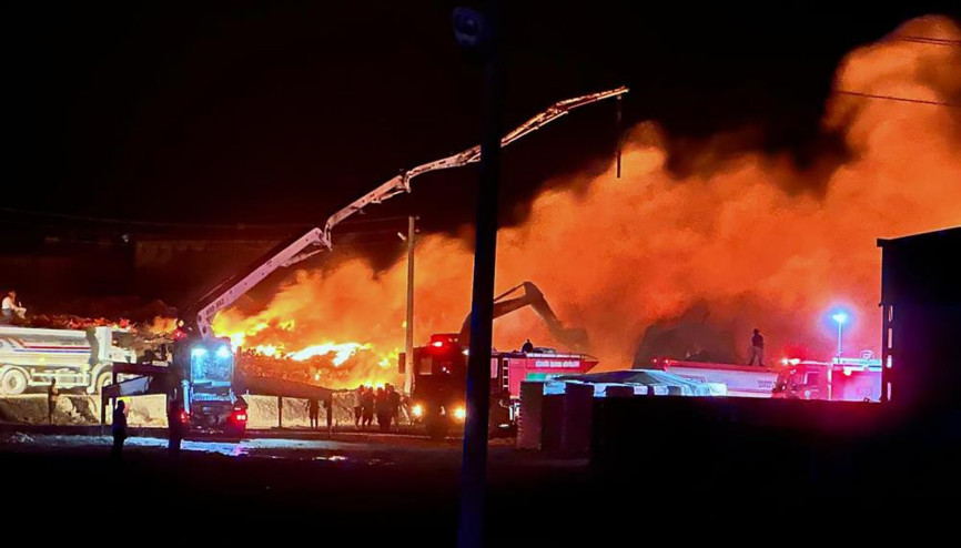 Muğla’da bal paketleme tesisinde yangın