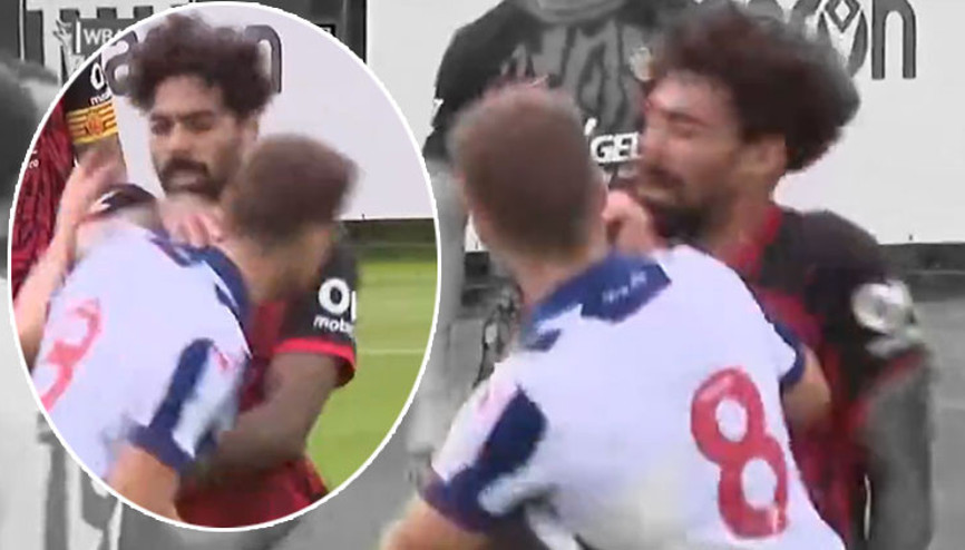 Dostluk maçında yumruklar konuştu West Bromwich Albion - Mallorca maçında Molumby ile Samu Costa birbirine girdi...