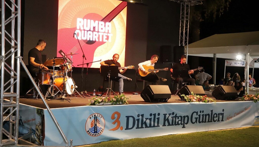 3. Dikili Kitap Günleri Rumba Quartet konseri ile sona erdi
