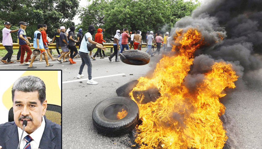 Maduro mazbatayı aldı: Venezuela’da sokaklar karıştı