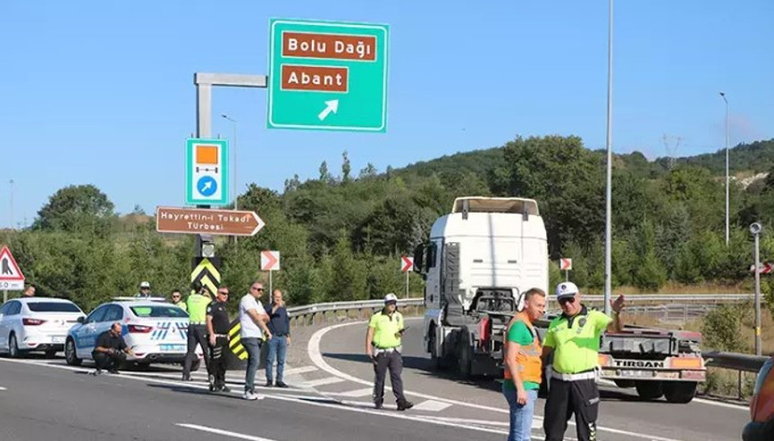 Bolu Dağı Tüneli İstanbul yönü kapatıldı
