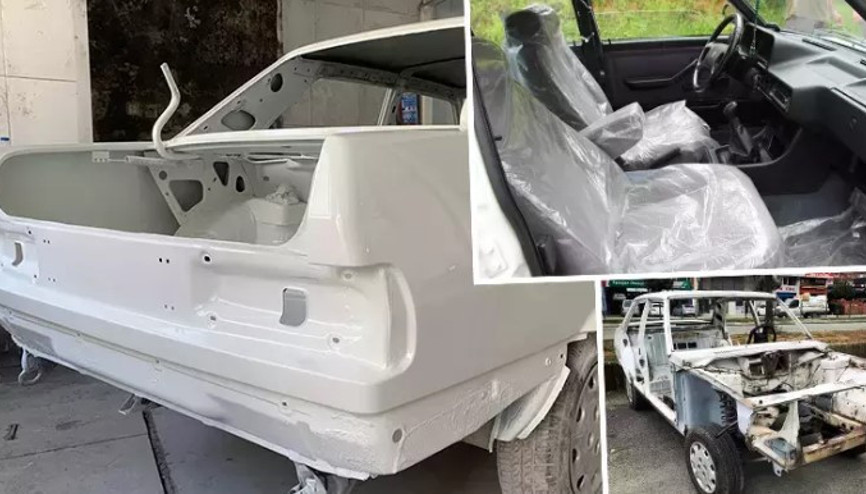 Baba yadigarını yarım milyon harcayarak sıfırdan topladı Baba yadigarını yarım milyon harcayarak sıfırdan topladı