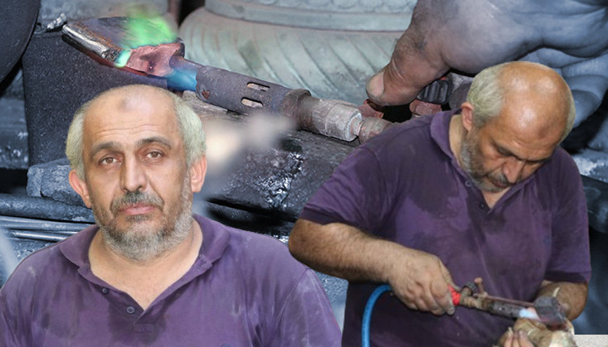 Bölgede bu işi yapan tek usta o kaldı: Dubai, Katar ve Taylanda ürün gönderiyor... Çocuklarımın aynı mesleği yapmasını istiyorum Bölgede bu işi yapan tek usta o kaldı: Dubai, Katar ve Taylanda ürün gönderiyor... Çocuklarımın aynı mesleği yapmasını istiyorum