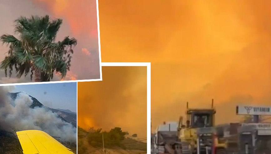 Aydındaki orman yangını ikinci gününde... Alevlerle mücadele sürüyor Milastaki yangın kontrol altında Aydındaki orman yangını ikinci gününde... Alevlerle mücadele sürüyor Milastaki yangın kontrol altında