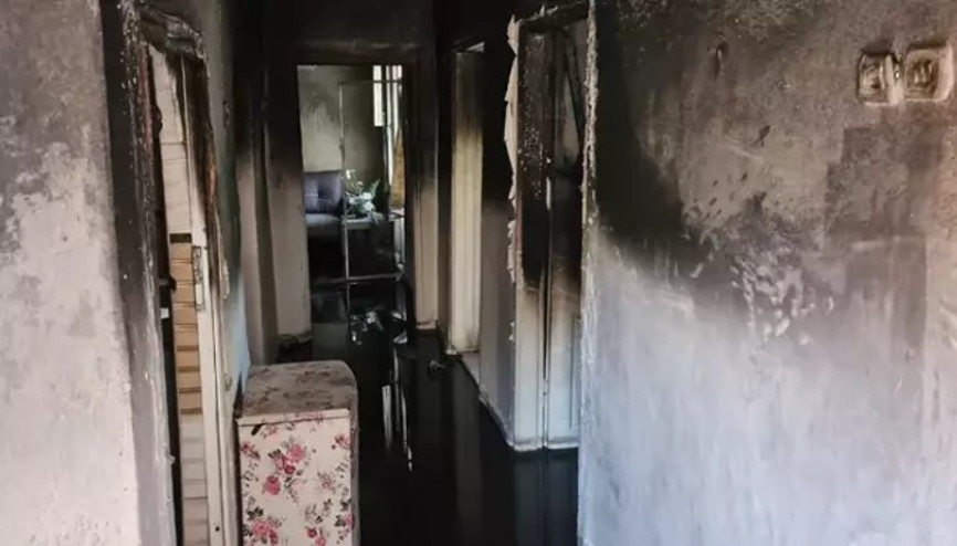 Diyarbakır’da eşinden ayrı yaşayan 4 çocuk annesi, eşyalarını almaya geldiği evi ateşe verdi; kendi yandı