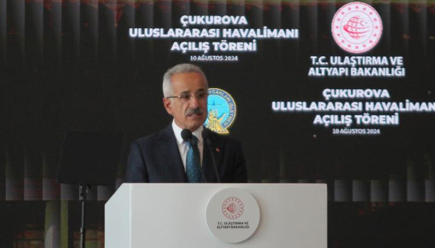 Bakan Uraloğlu: Çukurova Havalimanı bölgenin tüm ihtiyacını karşılayacak Bakan Uraloğlu: Çukurova Havalimanı bölgenin tüm ihtiyacını karşılayacak