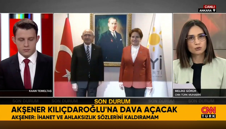 Akşener, Kılıçdaroğluna dava açacak Akşener, Kılıçdaroğluna dava açacak