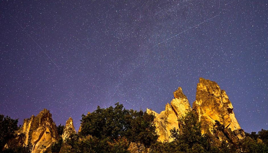 Başkentin Peribacalarında Perseid meteor yağmuru