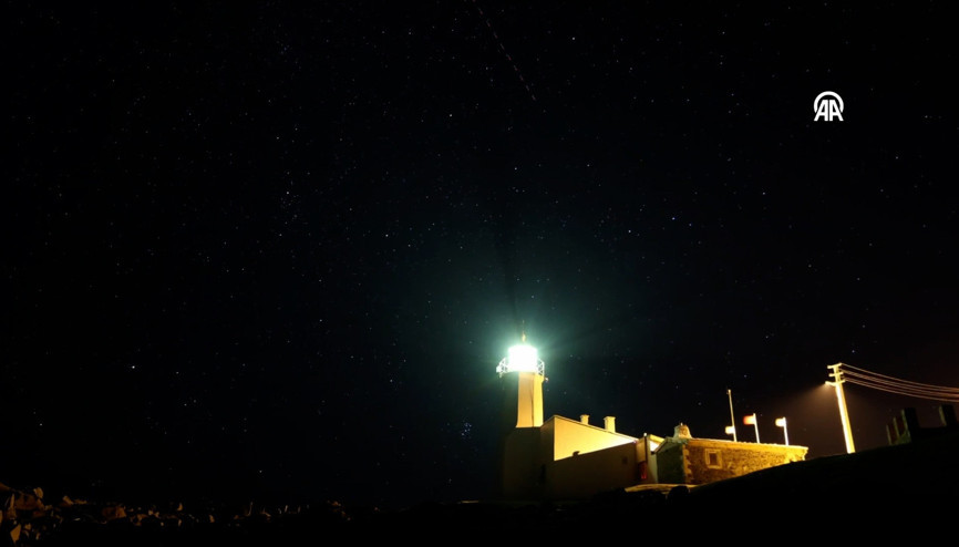 Türkiyenin en kuzey noktası İnce Burunda Perseid meteor yağmuru gözlemlendi