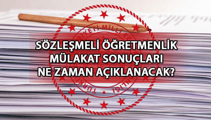 ÖĞRETMEN MÜLAKAT SONUÇLARI SORGULAMA 16 AĞUSTOS 2024 || MEB sözleşmeli öğretmenlik ataması mülakat sonuçları açıklandı mı, ne zaman belli olacak 20 bin öğretmen ataması sözlü sınav sonuçları nasıl öğrenilir