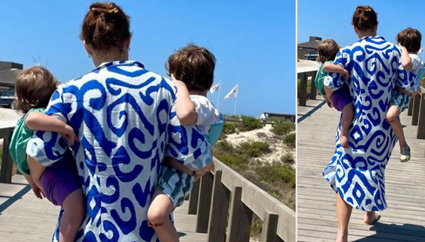 Kocası üç kadınla deniz sefasında yakalanmıştı... O aldatma değil deyip boşanmadı: İki kolunda iki çocuk