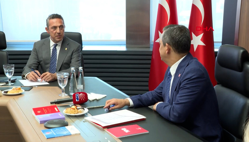 CHP Genel Başkanı Özgür Özel, Fenerbahçe Başkanı Ali Koç ile görüştü