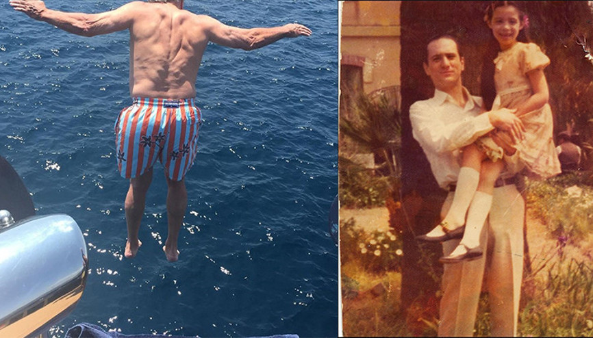 Efsane oyuncu 81’inci yaş gününü tekneden serin sulara atlayarak kutladı… O anları kızı paylaştı: İyi ki doğdun benim çılgın babam
