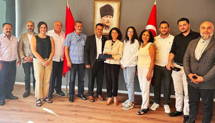 Başkonsolos Kaya’ya veda ziyareti